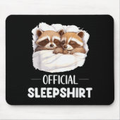 Sleepshirt Sleeng Raccoon Animal Lovers Pajama  Muismat (Voorkant)
