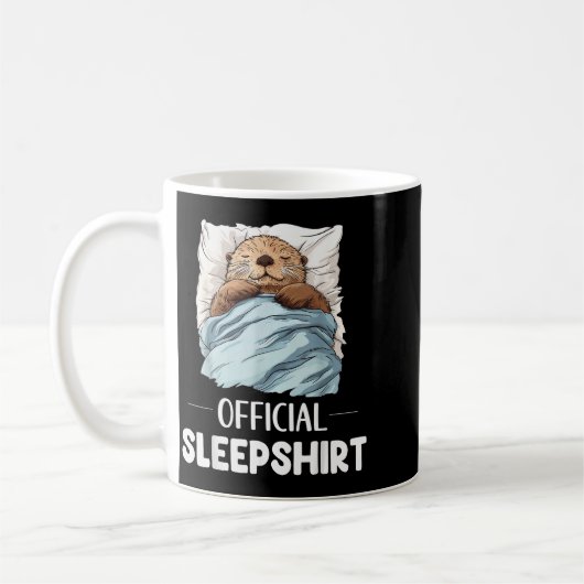 Sleepshirt Sleeng Sea Otter Animal Lovers Pajama  Koffiemok (Links)