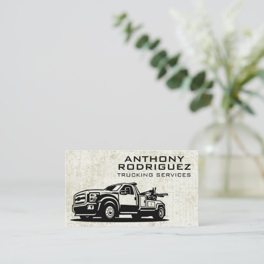 Sleepsleepdiensten | Textuur Grunge Achtergrond Visitekaartje (Staand voorkant)