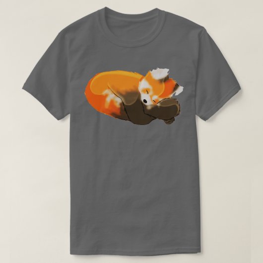 Sleepstukken Red Panda T-shirt (Design voorkant)