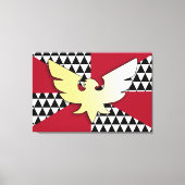 Sleept Pride Vlag Canvas Afdruk (Voorkant)