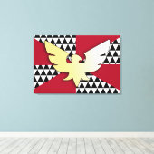 Sleept Pride Vlag Canvas Afdruk (Insitu (Houten vloer))