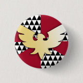 Sleept Pride Vlag Ronde Button 3,2 Cm (Voorkant)