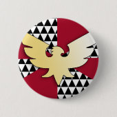 Sleept Pride Vlag Ronde Button 5,7 Cm (Voorkant)