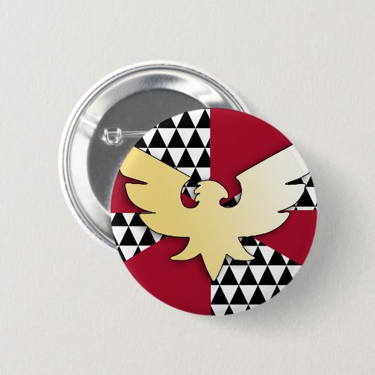 Sleept Pride Vlag Ronde Button 5,7 Cm (Voorkant /achterkant)