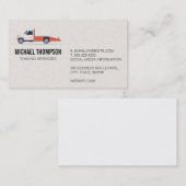 Sleeptauto-pictogram Visitekaartje (Voorkant / Achterkant)