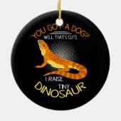 sleeptenspullen die ik opraseer een kleine dinosau keramisch ornament (Achterkant)