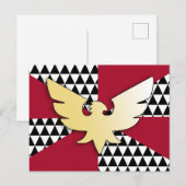 Sleeptroosten Pride-vlag Briefkaart (Voorkant / Achterkant)