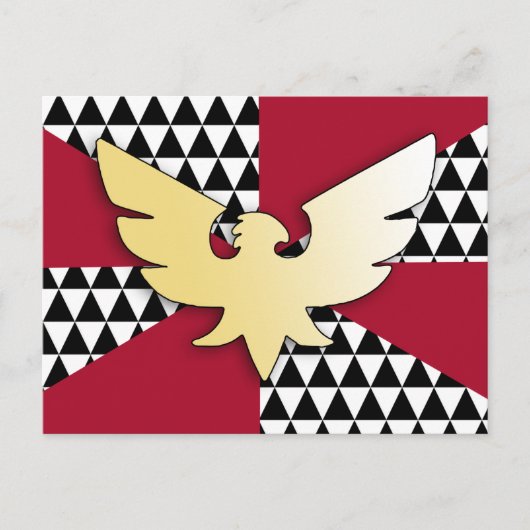 Sleeptroosten Pride-vlag Briefkaart (Voorkant)