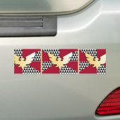 Sleeptroosten Pride-vlag Bumpersticker (Op auto)