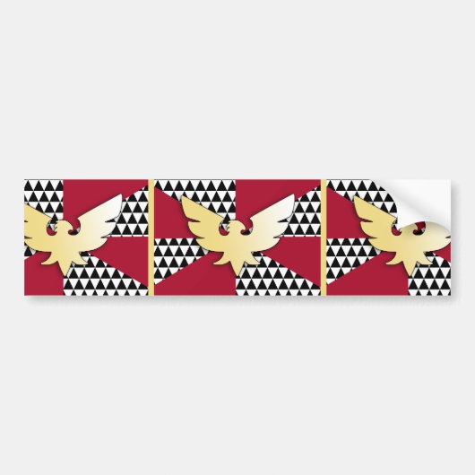 Sleeptroosten Pride-vlag Bumpersticker (Voorkant)
