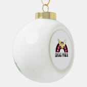 Sleeptrots Pride Keramische Bal Ornament (Links)