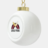 Sleeptrots Pride Keramische Bal Ornament (Rechts)