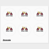 Sleeptrots Pride Ronde Sticker (Vel)