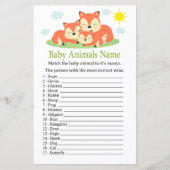 Sleepvos Baby Dieren Naam Game (Voorkant)