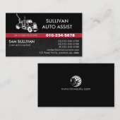 Sleepwagen Auto Assist Visitekaartje (Voorkant / Achterkant)