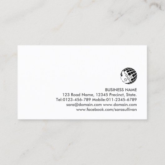 Sleepwagen Auto Assist Visitekaartje (Achterkant)