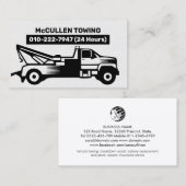 Sleepwagen Auto Assist Visitekaartje (Voorkant / Achterkant)