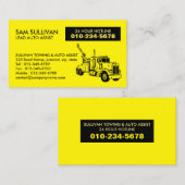 Sleepwagen Auto Assist Visitekaartje (Voorkant / Achterkant)