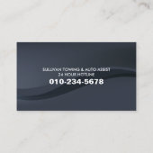 Sleepwagen Auto Assist Visitekaartje (Achterkant)