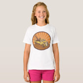 sleepwagen meisjes T-shirt (Voorkant volledig)