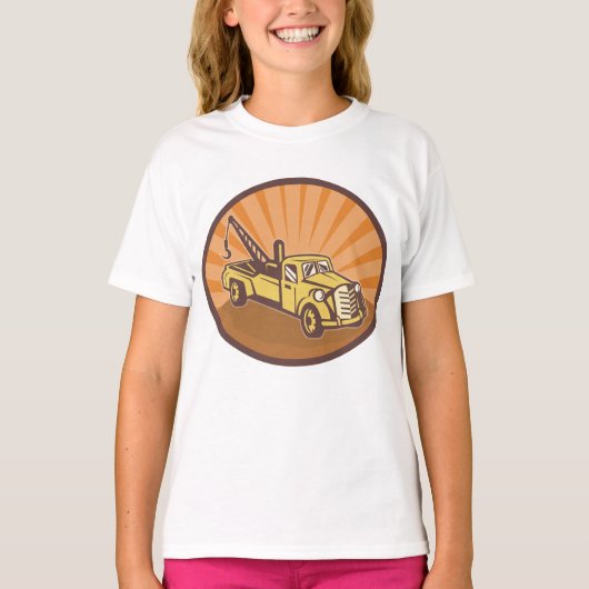 sleepwagen meisjes T-shirt (Voorkant)