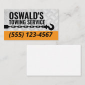 Sleepwagen Service Professionele Sleephaak Visitekaartje (Voorkant / Achterkant)