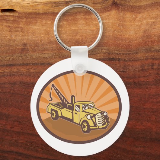 sleepwagen Sleutelhanger (Voorkant)