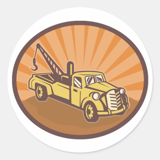 sleepwagen Stickers (Voorkant)