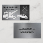 sleepwagen-trekker | moersleutels visitekaartje (Voorkant / Achterkant)