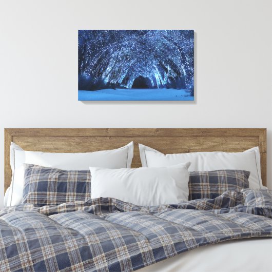 Sleepwalker Bossen (Kerstmis) Canvas Afdruk (Insitu (Slaapkamer))