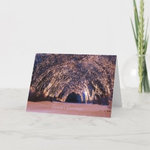 "Sleepwalker Wood (Night)" kerstkaart Feestdagen Kaart