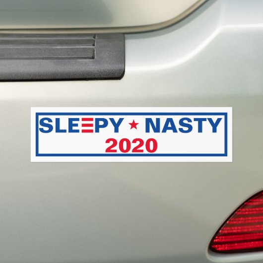 SLEEPY 2020 BUMPERSTICKER (Op auto)