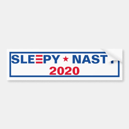 SLEEPY 2020 BUMPERSTICKER (Voorkant)