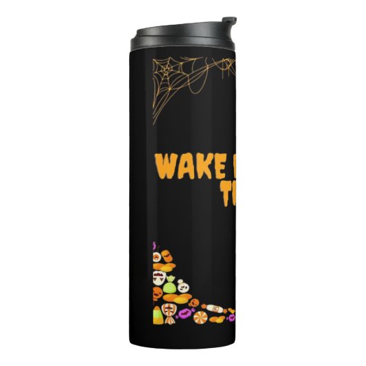 Sleepy animal ready for Halloween treats! Classic  Thermosbeker (Gedraaid links)