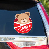 Sleepy Baby Baby aan boord van de Sticker