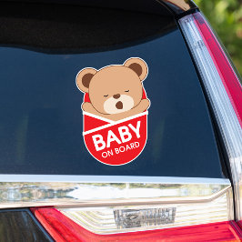 Sleepy Baby Baby aan boord van de Sticker
