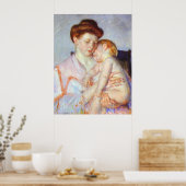 Sleepy Baby. c. 1910, Mary Cassatt Poster (Keuken)