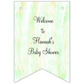 Sleepy Baby Koala Beer Gepersonaliseerd Baby showe Vlaggetjes (Tweede vlag)