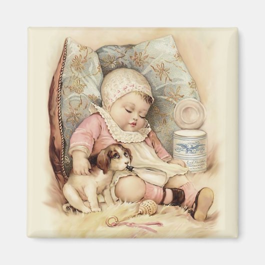 Sleepy Baby Magneet (Voorkant)