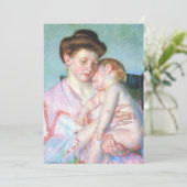 Sleepy Baby | Mary Cassatt (Staand voorkant)