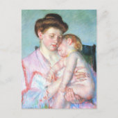 Sleepy Baby | Mary Cassatt Briefkaart (Voorkant)