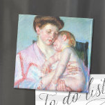 Sleepy Baby | Mary Cassatt Magneet<br><div class="desc">Sleepy Baby (1910) van de Amerikaanse impressionist Mary Cassatt. Origineel kunstwerk is een pastelportret van een moeder die haar slapende baby houdt. Gebruik de ontwerphulpmiddelen om douanetekst toe te voegen of het afbeelding te personaliseren.</div>