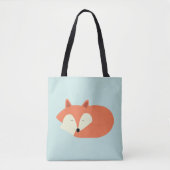Sleepy Baby Red Fox Tote Bag (Voorkant)