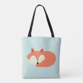 Sleepy Baby Red Fox Tote Bag (Achterkant)