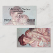 Sleepy-Baby van Mary Cassatt Visitekaartje (Voorkant / Achterkant)