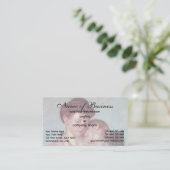 Sleepy-Baby van Mary Cassatt Visitekaartje (Staand voorkant)