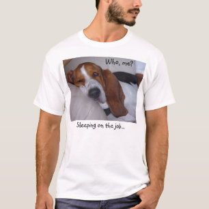 Sleepy Basset Hound T-shirt