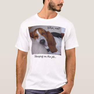 Sleepy Basset Hound T-shirt