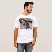 Sleepy Basset Hound T-shirt (Voorkant volledig)